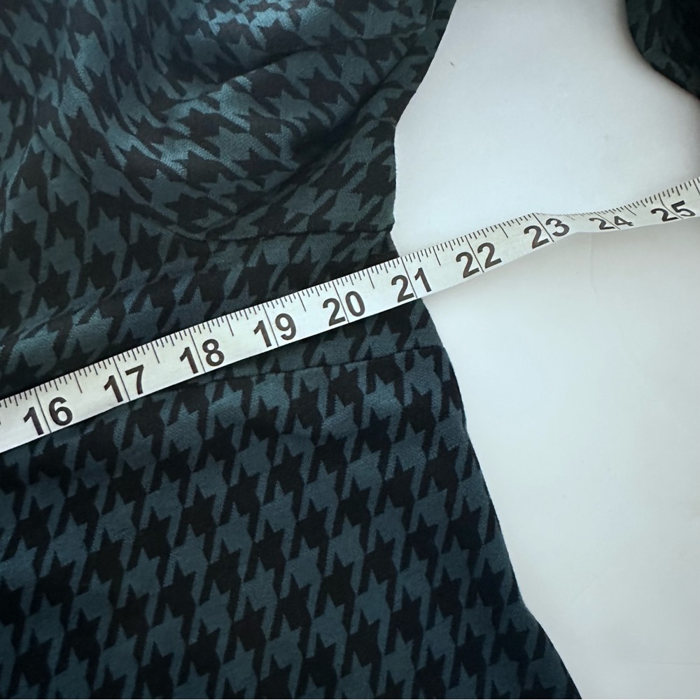 Loft Houndstooth Flounce Swing Dress - Picture 7 of 8